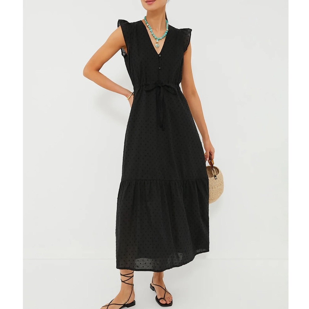 Emerson Fry Black Surya Maxi Dress